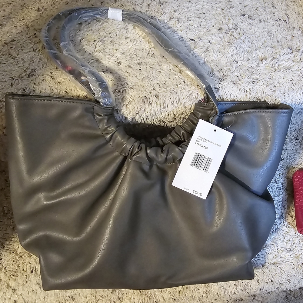 NWT Betsy Johnson gray Tote Bag